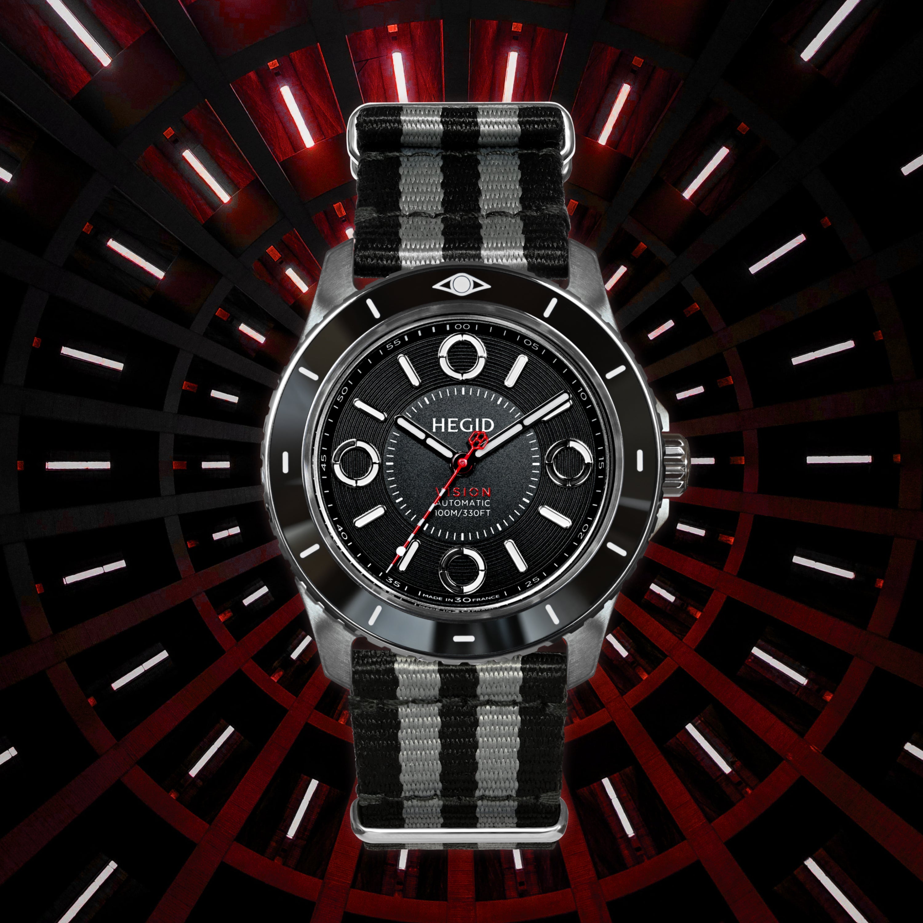 Hegid Vision : montre outil, touche française